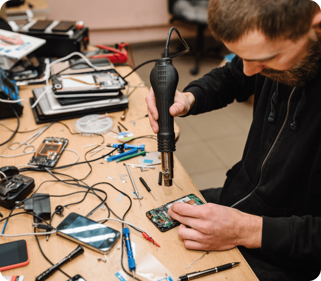 Phone repair center